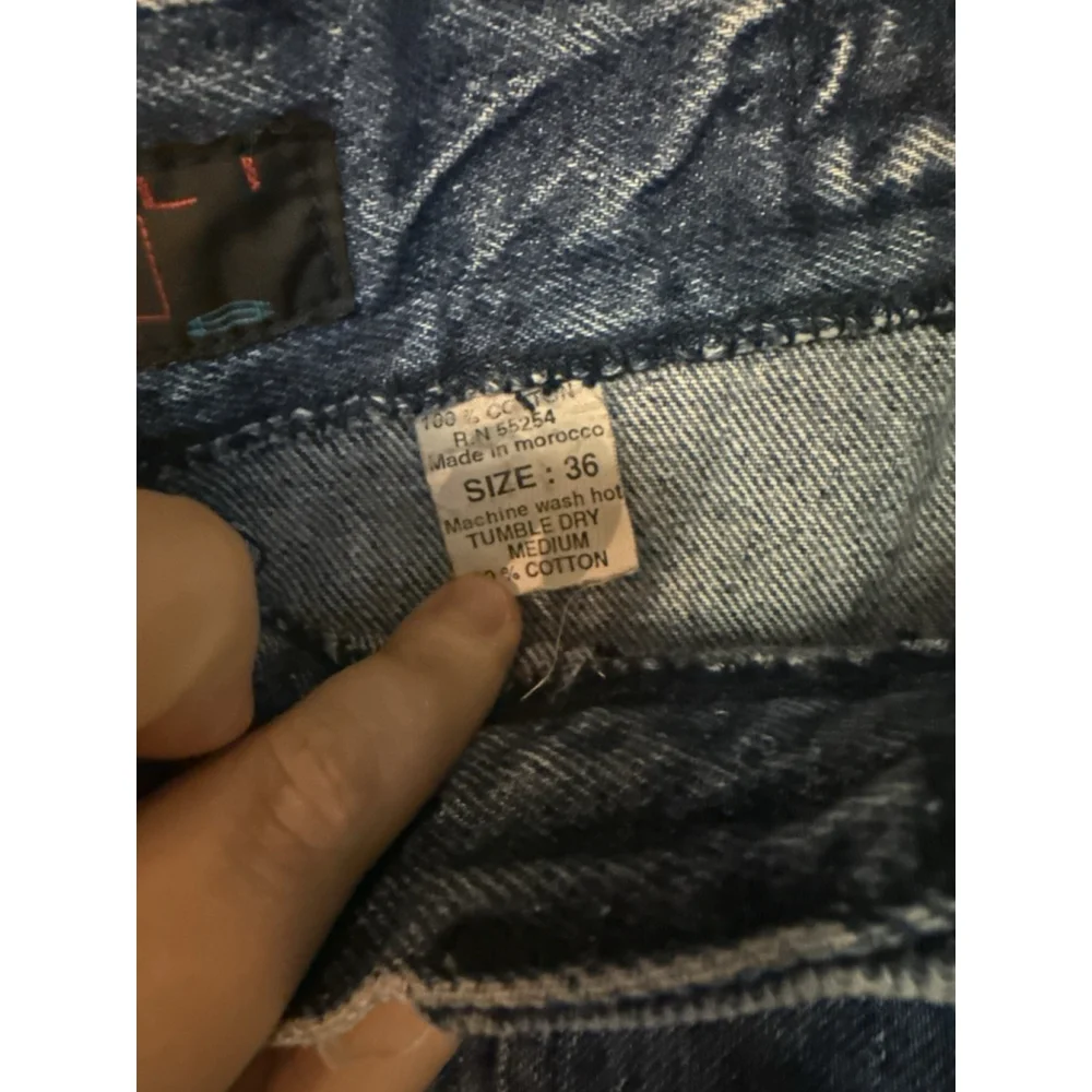 Vintage Y2K Hot Chili Blues Cargo Liking Shorts Cotton Size 36 - Picture 5 of 6